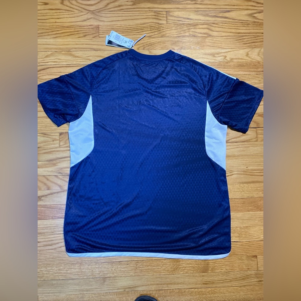 adidas Tiro 23 C M soccer jersey navy blue Men’s sz 2XL NEW!! - Picture 2 of 8